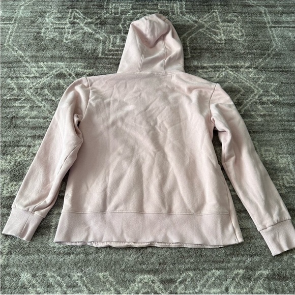 Athleta Retroplush II Hoodie Orchid Pink Pullover Sweatshirt - Picture 8 of 12